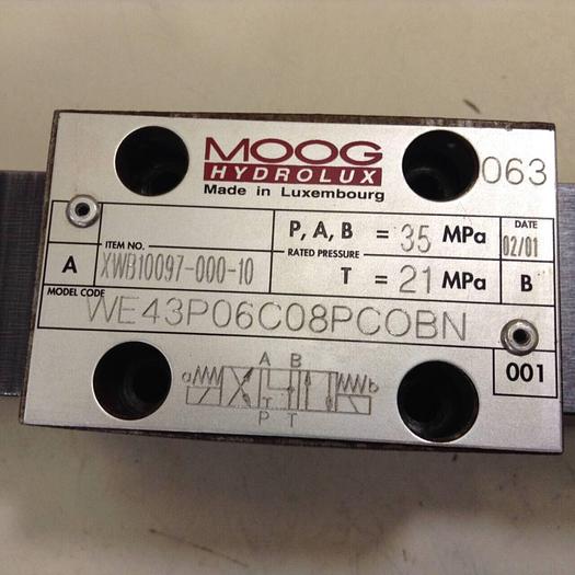 Used MOOG Valve WE43P06C08PCOBN Used