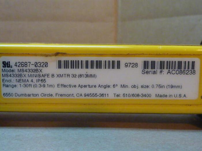 Used STI Light Curtain Transmitter MS4332BX #34699
