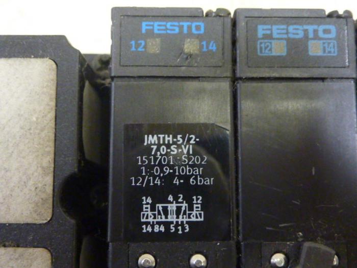 Used FESTO Control Block / Valve Terminal IFB13-03 #61269