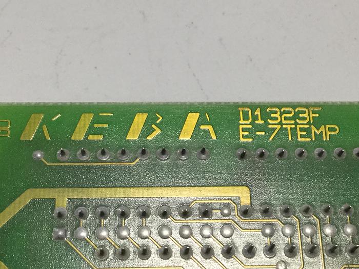 Used KEBA Circuit Board E-7TEMP D1323F Used
