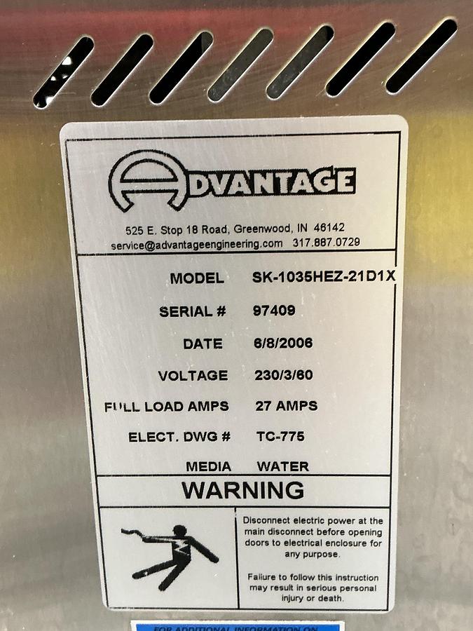 Used ADVANTAGE SK-1035HEZ-21D1X USED