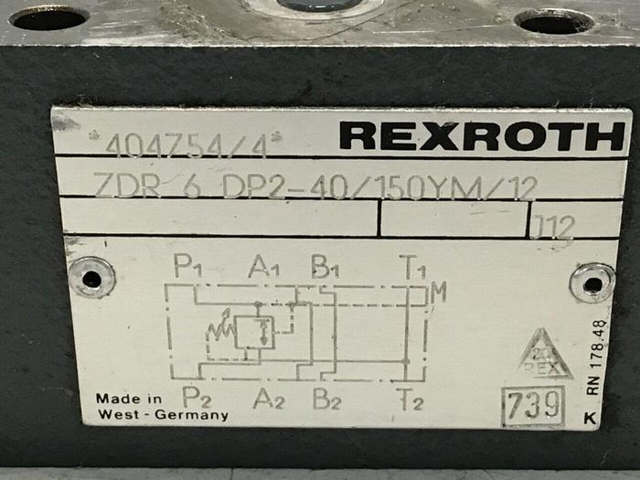 Used REXROTH Valve ZDR6DP240150YM12 #116374