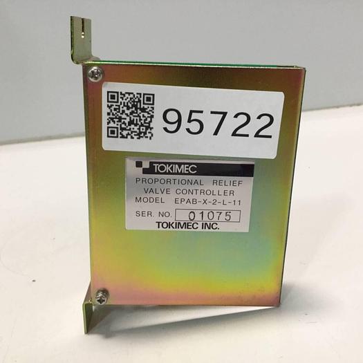 Used TOKIMEC Proportional Relief Valve Controller EPAB-X-2-L-11 Used