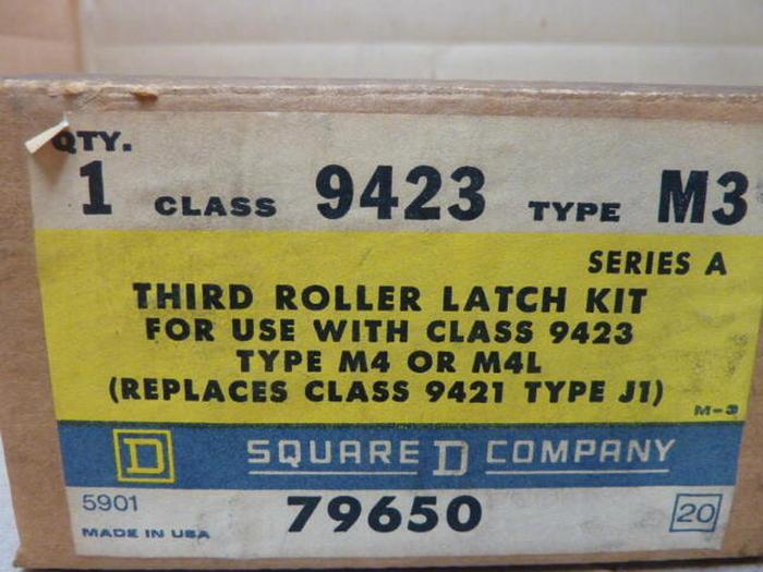 SQUARE D Door Roller Latch Kit 9423-M3 #30851 DNL SCRAPPED