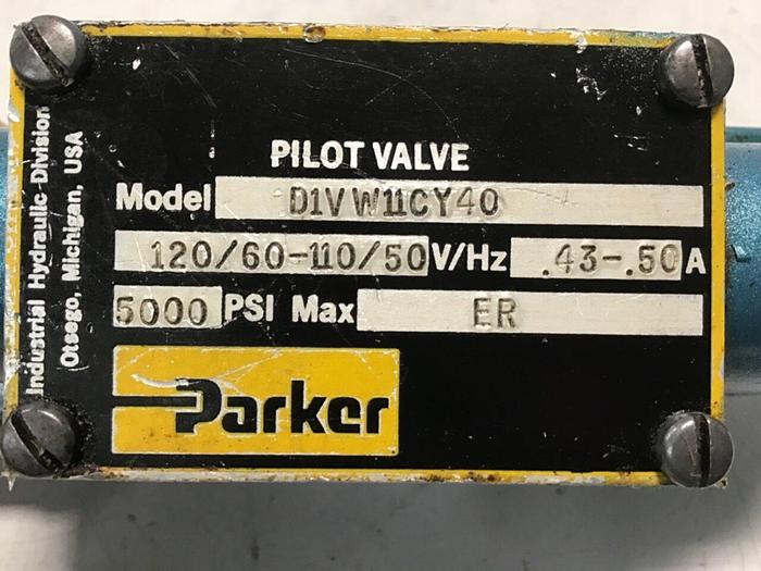 Used PARKER Valve D1VW11CY40 #140541