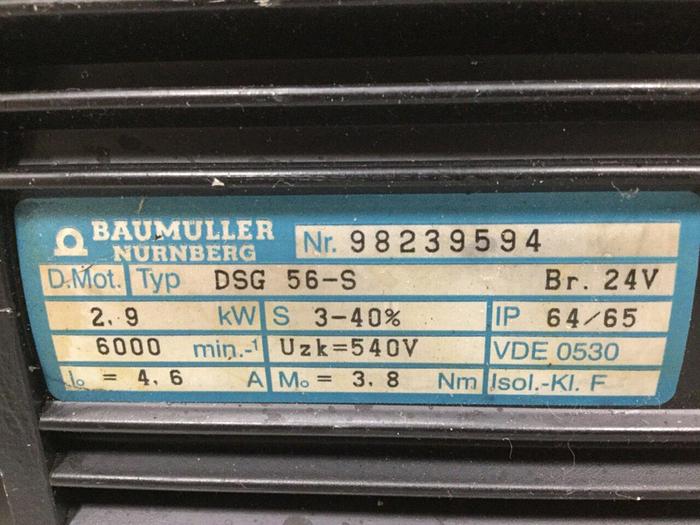 Used BAUMULLER Motor DSG 56-S Used