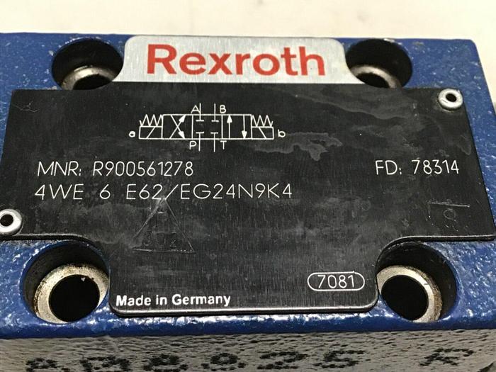 Used REXROTH Directional Valve 4WE6E62/EG24N9K4 #113930