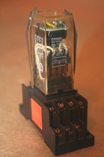 Used OMRON Relay & Base MY4N-CR Used