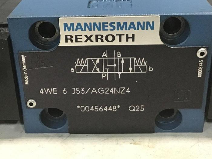 Used REXROTH Directional Control Valve 4WE6J53/AG24NZ4 #137689