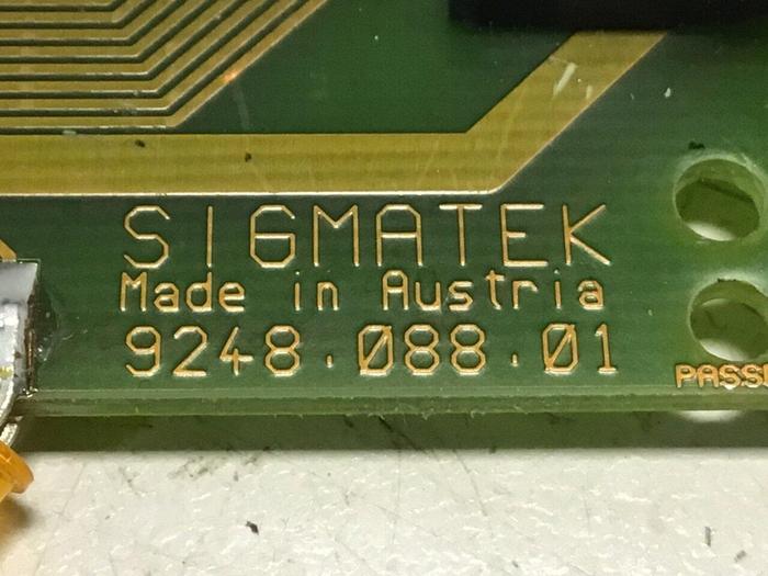 Used SIGMATEK Circuit Board 9248.088.01 Used