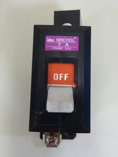 Used IDEC Circuit Protector NRC110L/7A #64266