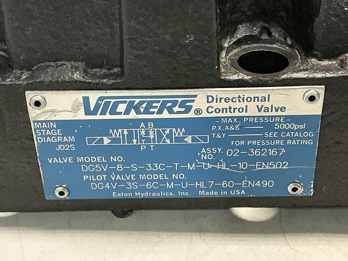 Used VICKERS DG4V-3S-6C-M-U-HL7-60-EN490