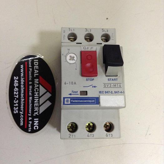 Used TELEMECANIQUE Manual Motor Starter GV2-M14 #75644