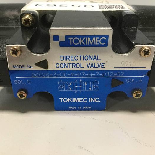 Used TOKIMEC Directional Control Valve DG4VS-3-0C-M-P7-H-7-P12-52 #95364