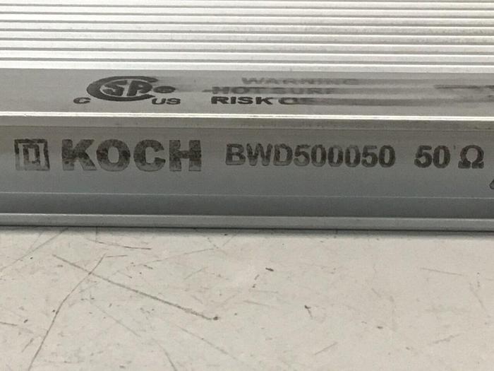 Used KOCH Resistor BWD500050 #124651
