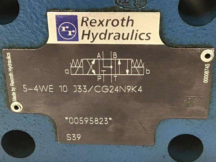 Used REXROTH Valve 54WE10J33/CG24N9K4 #136573