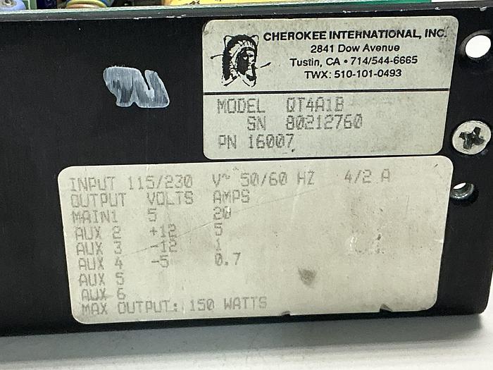 Used CHEROKEE INTERNATIONAL QT4A1B