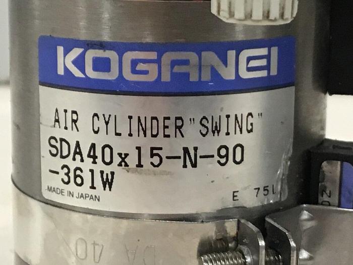 Used KOGANEI Air Cylinder Swing SDA40X15-N-90-361W #121032