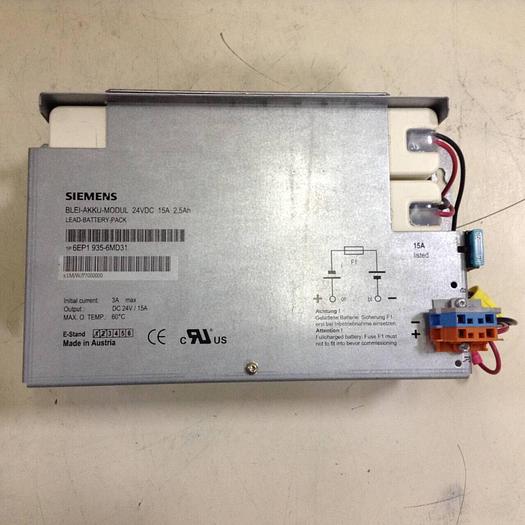 Used SIEMENS Lead Battery Pack 6EP1 935-6MD31 #87660