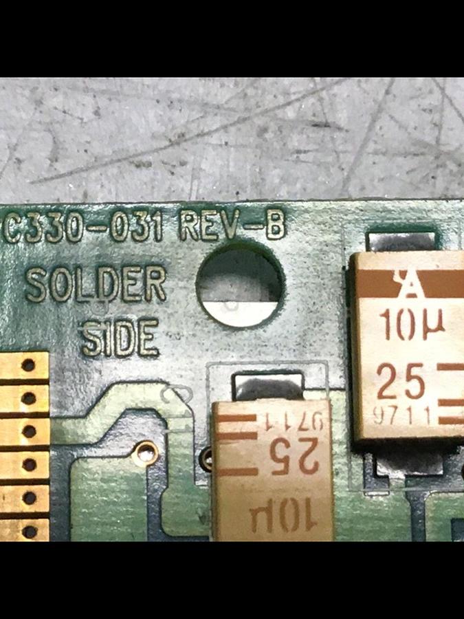 Used VAN DORN Sequencer Circuit Board PC330-029 330-029 #143038