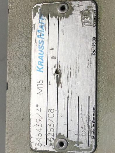 Used KRAUSS MAFFEI Block Valve 6253708 #132193