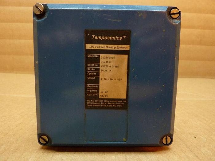 Used TEMPOSONICS INC Sensing System 312000000RCU0540 #24050