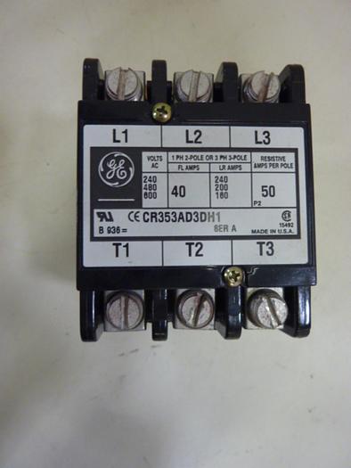 Used GENERAL ELECTRIC Contactor CR353AD3DH1 #61113
