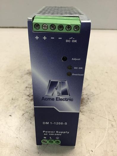 Used ACME ELECTRIC Power Supply DM1-1208-S #144191