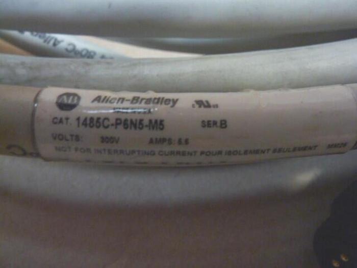 Used ALLEN BRADLEY Cable 1485C-P6N5-M5 SER B #29603