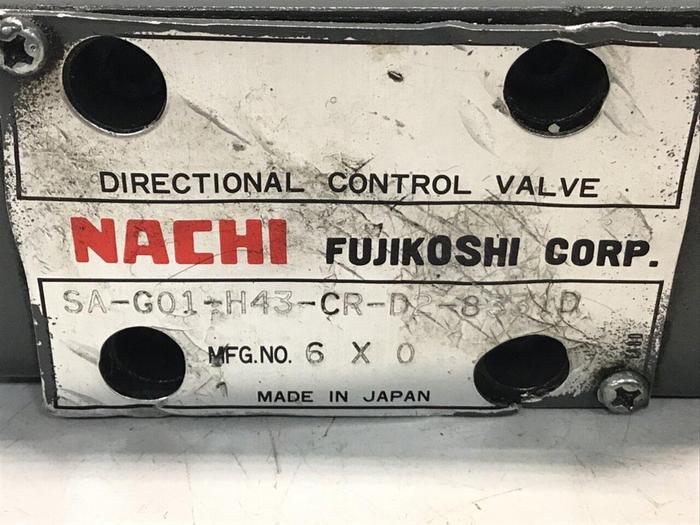 Used NACHI Valve SA-G01-H43-CR-D2-8331D #132257