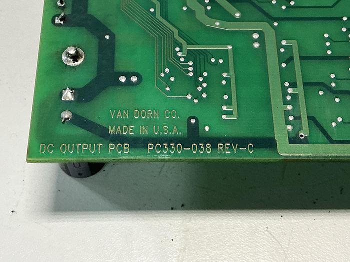 Used VAN DORN PCB PC330-038 REV-C