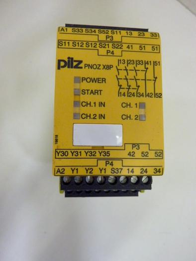 Used PILZ Safety Relay PNOZX8P24VDC3N/O2N/C2SO #66545