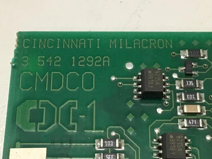 Used CINCINNATI MILACRON Circuit Board 3-542-1292A / BRACKET Used