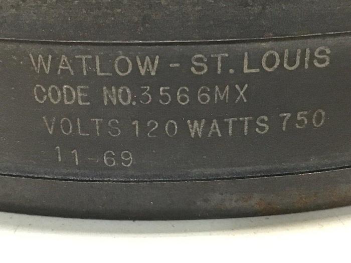 Used WATLOW 750 Watt Heater Band 3566MX #126279