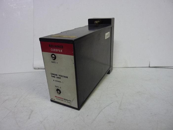 Used RELIANCE ELECTRIC Drive Control 0-49005-1 USED