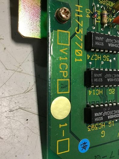 Used TOSHIBA Circuit Board H1737701 #140235