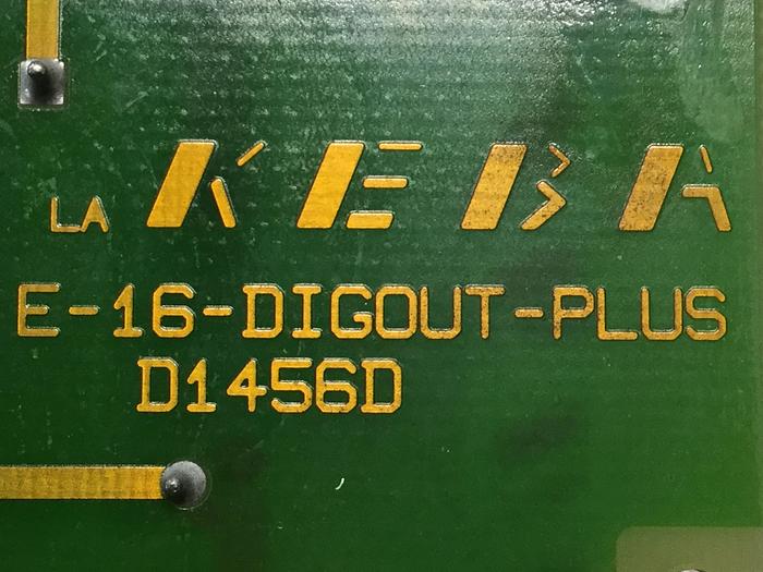 Used KEBA Engel Output Board E-16-DIGOUT-PLUS D1456D Used