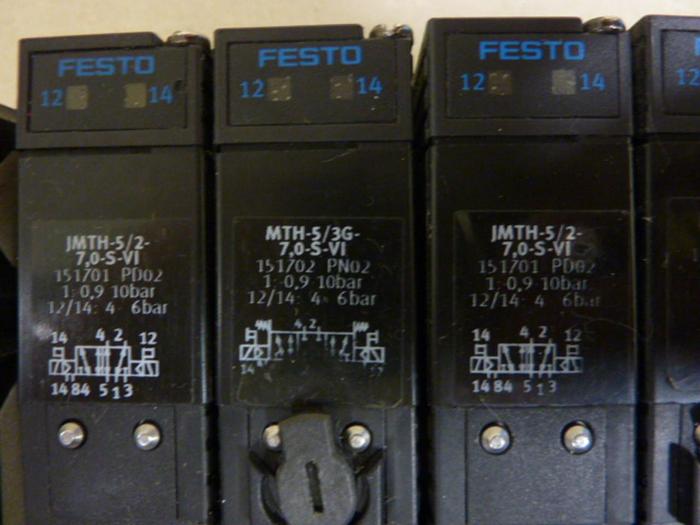 Used FESTO Control Block / Valve Terminal IFB13-03 Used