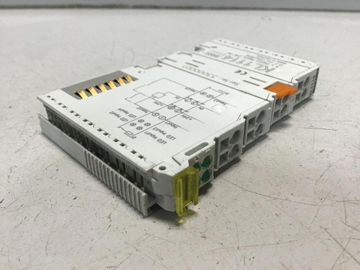 Used BECKHOFF 4-Channel Digital Input Terminal KL1114 #119140
