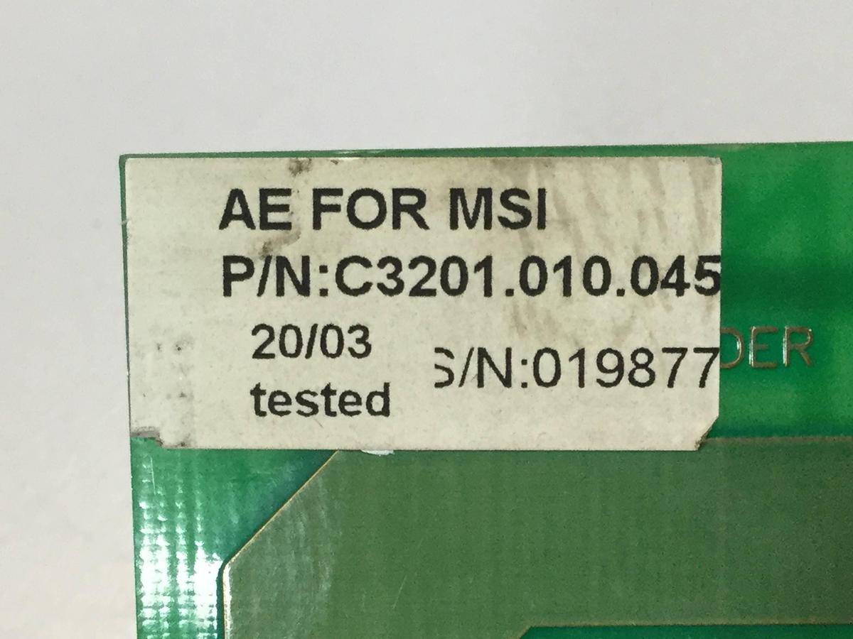 Used AMERICAN MSI Control Board C3201.010.045 Used