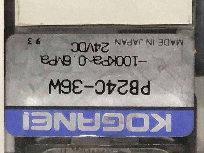 Used KOGANEI Valve PB24C-36W #122220