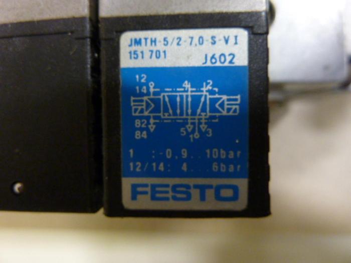 Used FESTO Control Block w/ Valves IFB8-03 #52679