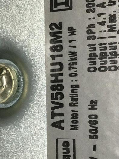 Used TELEMECANIQUE Variable Speed Drive ATV58HU18M2 #119272