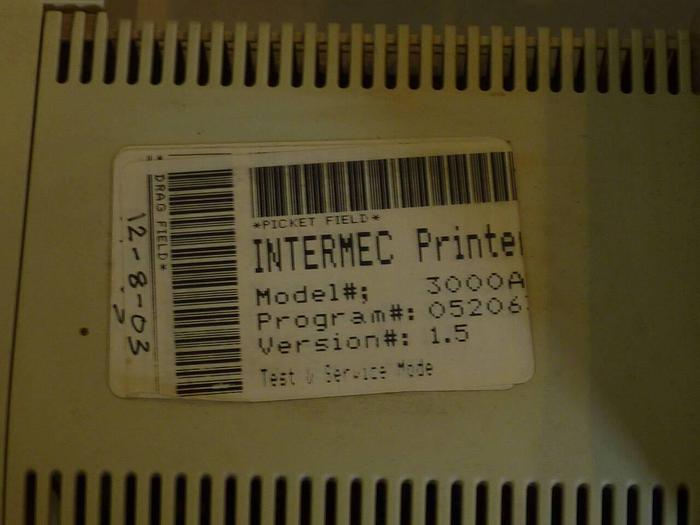 Used INTERMEC Thermal Label Printer 3000A1 #3309