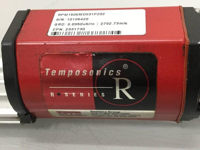 Used TEMPOSONICS INC Linear Transducer RPM1500MD631P202 USED