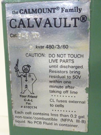 Used CALMOUNT Capacitor 543 UL #41732