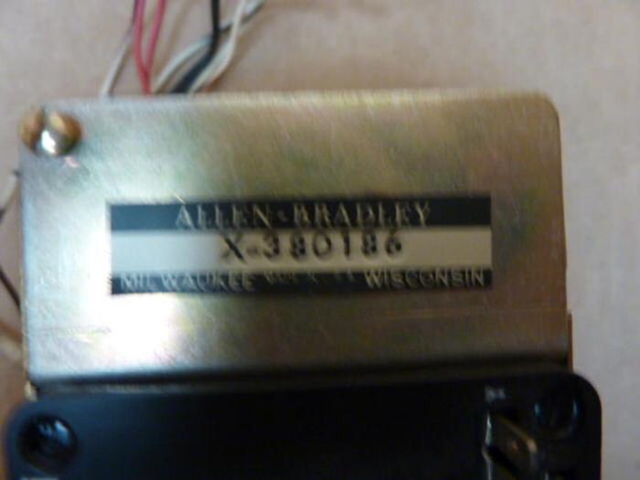 Used ALLEN BRADLEY Power Supply X-380186 #27738