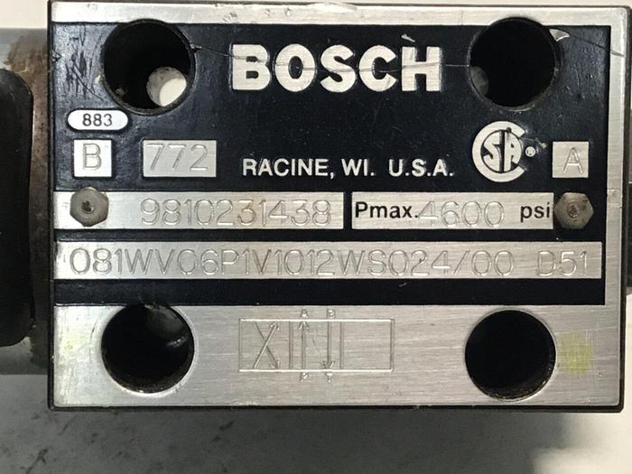 Used BOSCH Valve 9810231438 081WV06P1V1012WS024/00D51 #132055