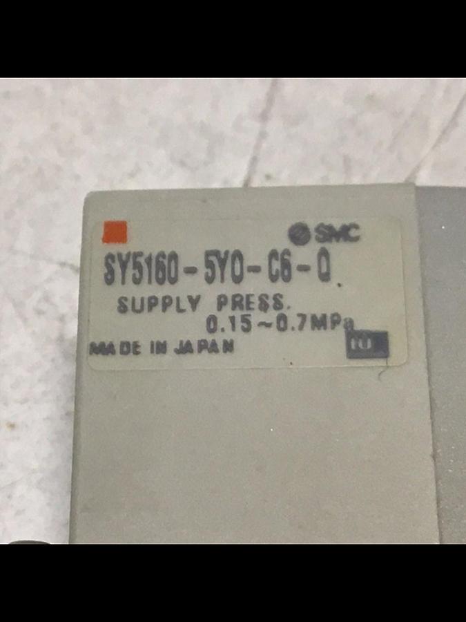 Used SMC Solenoid Valve SY5160-5Y0-C6-0 USED