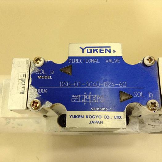 Used YUKEN Directional Valve DSG-01-3C40-D24-60 #72627